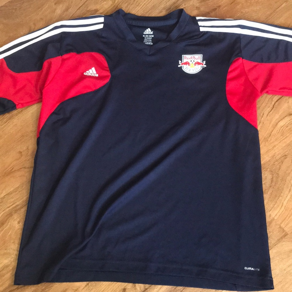 Adidas long sleeve soccer shirt  New York redbull